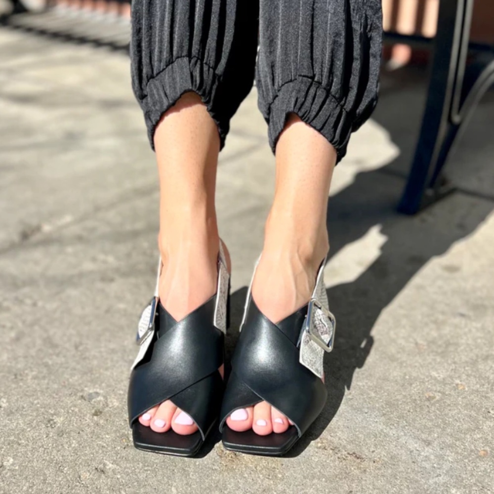 4CCCCees Mirror Verra Heel in Black - Picture 3 of 6